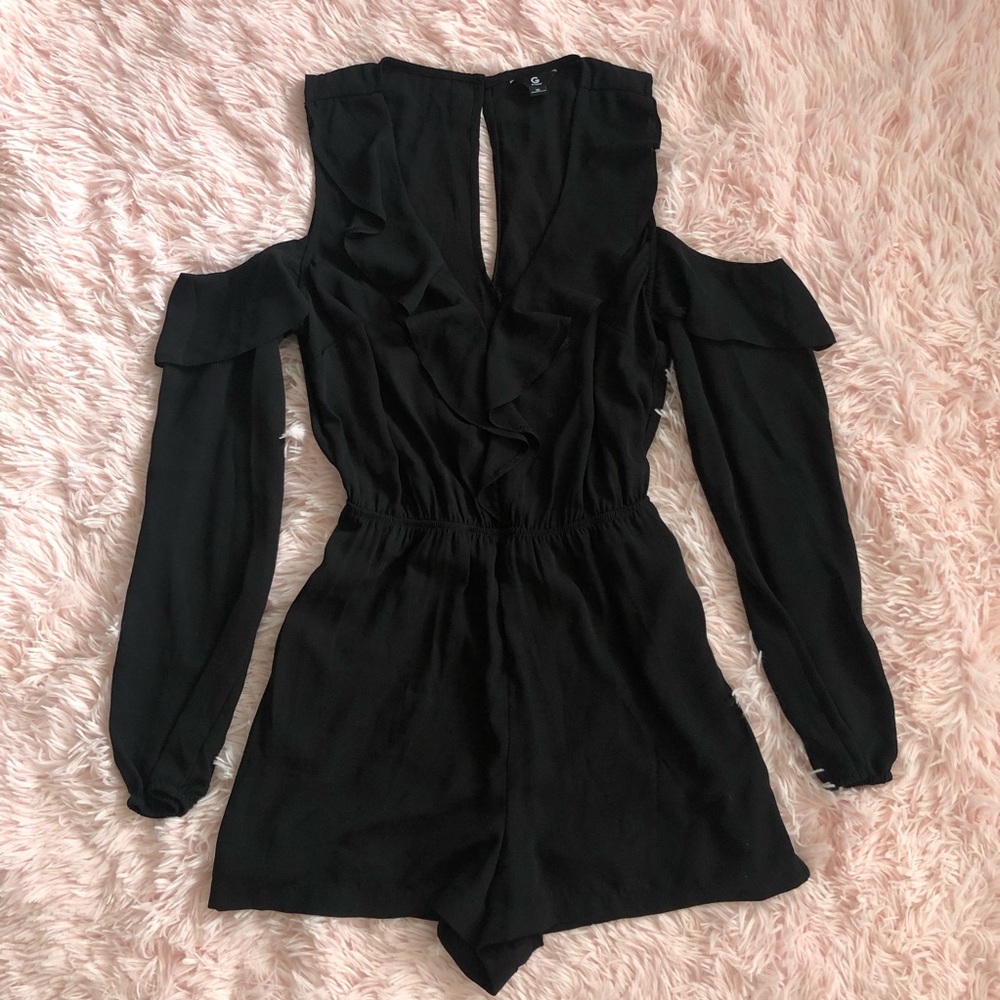 G By Guess Cold Shoulder Romper